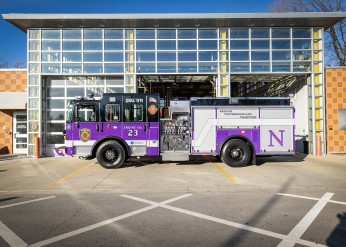 evanston fire truck