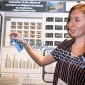 A student presenter at the 2025 Undergraduate Research Expo